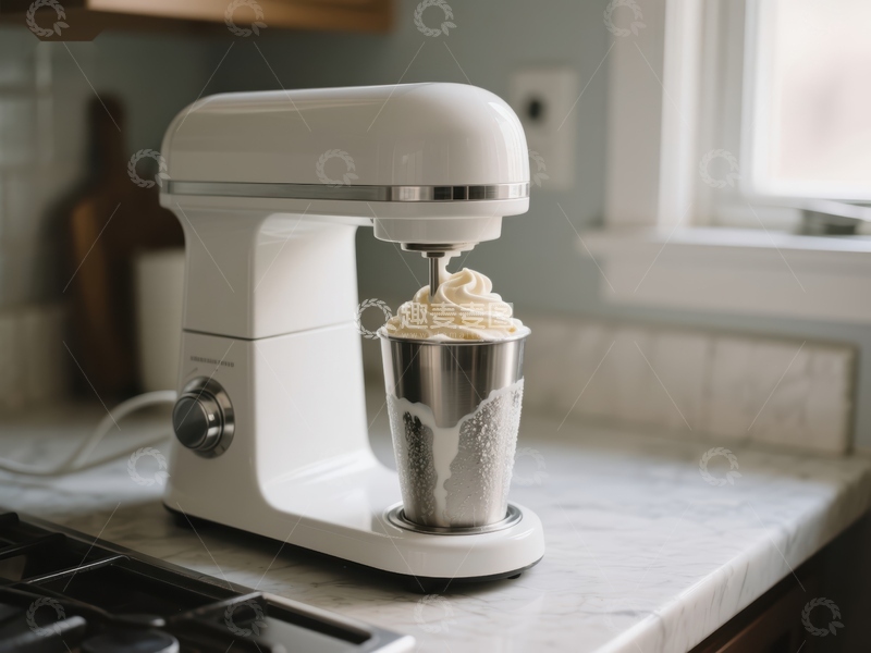 高清大图下载【趣麦麦图】厨房搅拌机打发奶油