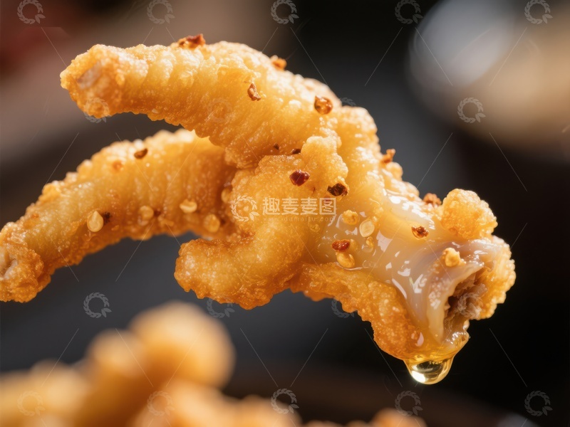 高清大图下载【趣麦麦图】金黄酥脆的炸物特写