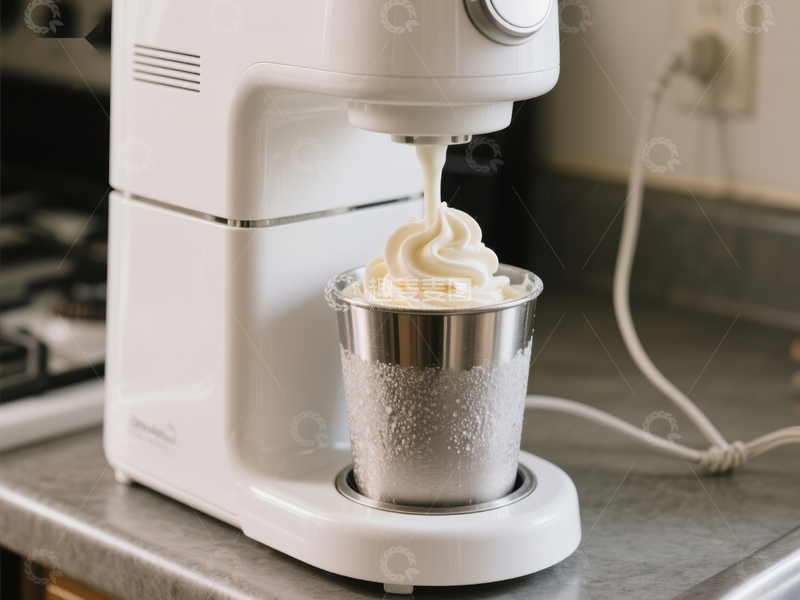高清大图下载【趣麦麦图】奶油打发机正在制作甜点