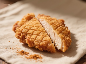 酥脆炸鸡，金黄诱人