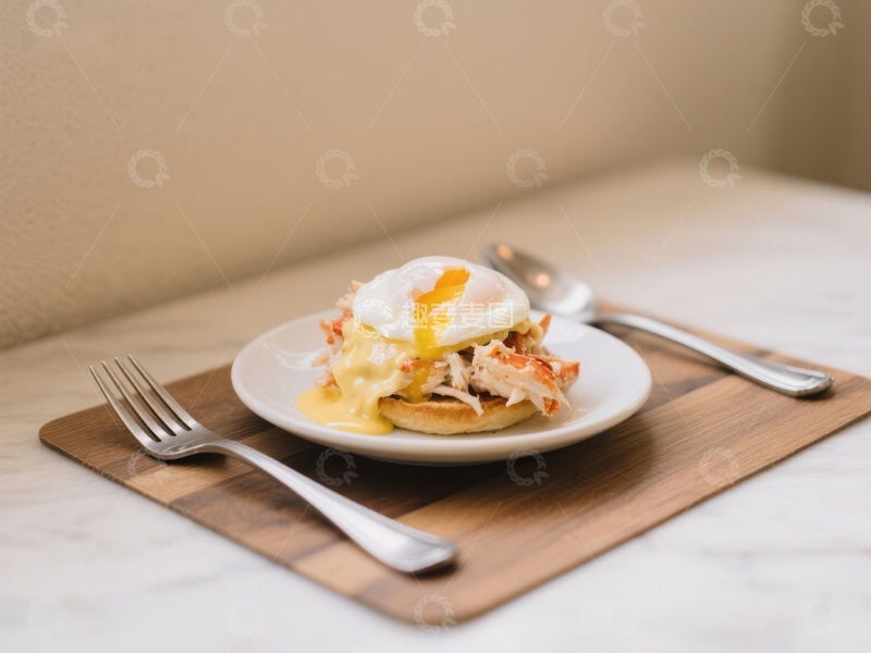 高清大图下载【趣麦麦图】美味班尼迪克蛋早餐