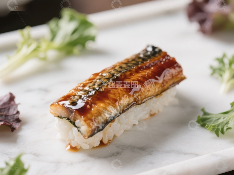 高清大图下载【趣麦麦图】鳗鱼寿司特写