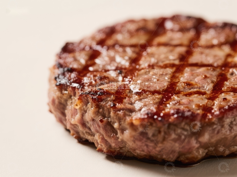 高清大图下载【趣麦麦图】煎制完美的牛肉饼