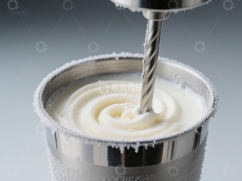 高清大图下载【趣麦麦图】搅拌机搅拌白色液体