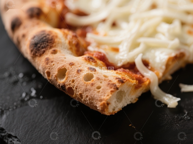 高清大图下载【趣麦麦图】酥脆披萨切片，奶酪丰富