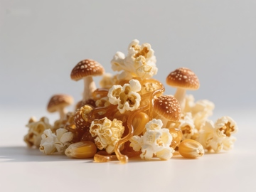 爆米花与蘑菇的奇妙组合