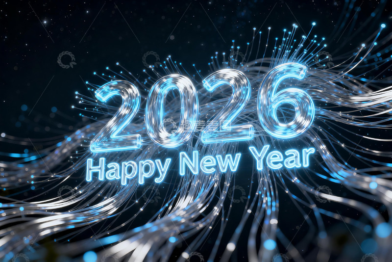 高清大图下载【趣麦麦图】2026新年庆祝数字艺术