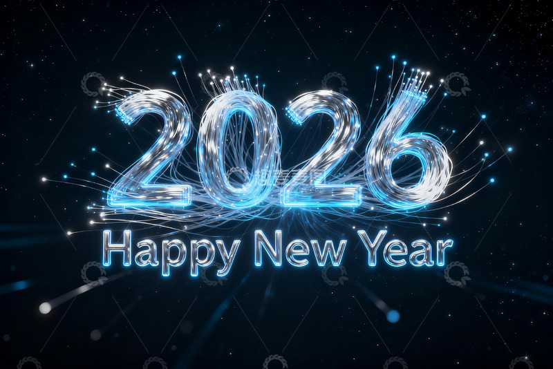 高清大图下载【趣麦麦图】2026新年庆祝数字艺术