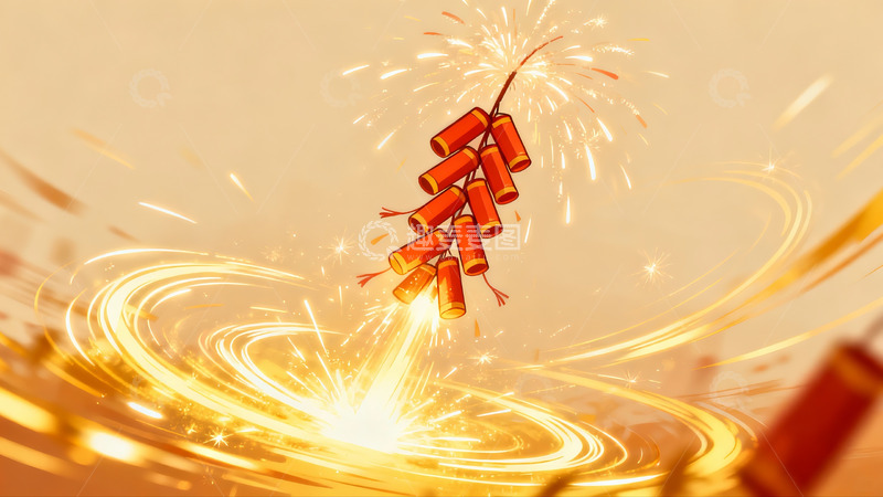 高清大图下载【趣麦麦图】烟花绽放绚丽光芒