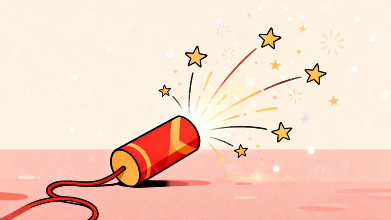 高清大图下载【趣麦麦图】烟花绽放瞬间