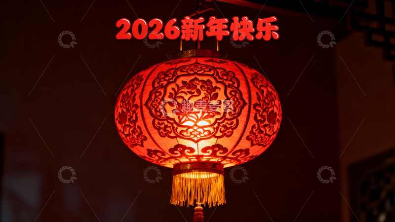 高清大图下载【趣麦麦图】新年红灯笼喜庆装饰