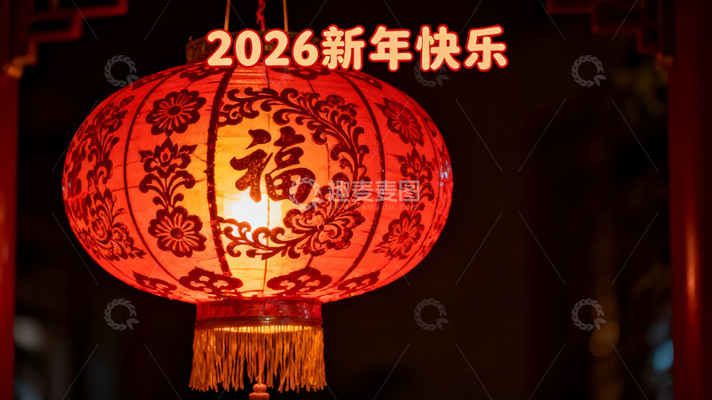 高清大图下载【趣麦麦图】新年红灯笼喜庆挂饰