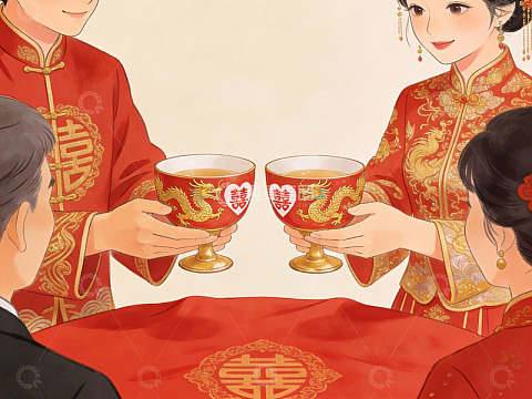 中式婚礼敬茶仪式