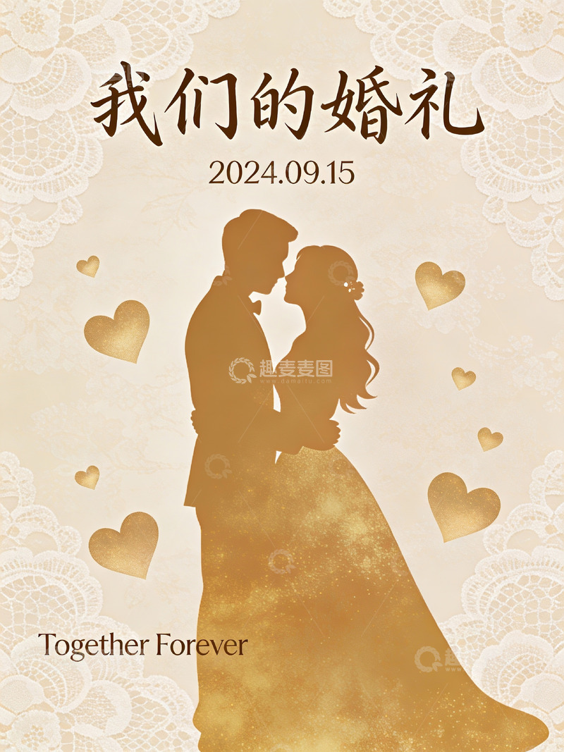 高清大图下载【趣麦麦图】婚礼海报设计