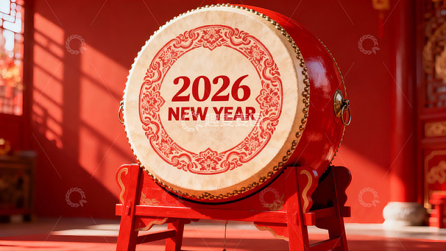 新年鼓迎2026年春节装饰