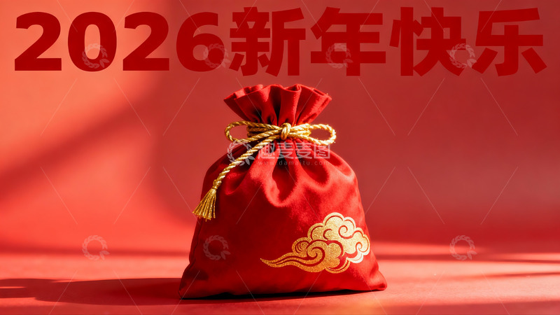 高清大图下载【趣麦麦图】红色红包迎新年