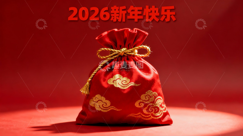 高清大图下载【趣麦麦图】红色新年红包寓意吉祥