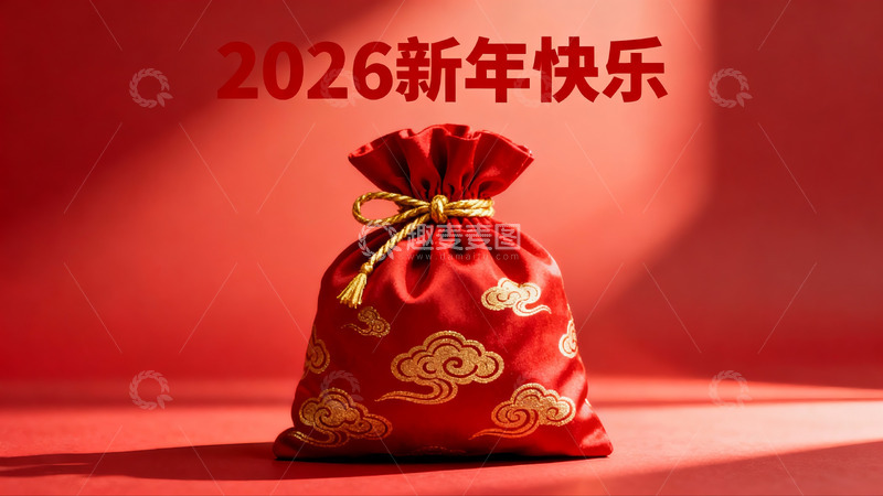 高清大图下载【趣麦麦图】红色红包迎新年