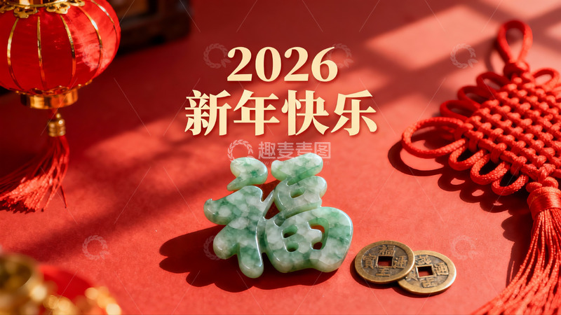 高清大图下载【趣麦麦图】新年装饰品展示