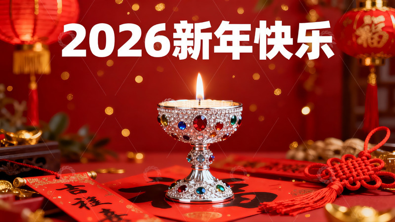 高清大图下载【趣麦麦图】2026新年庆祝场景