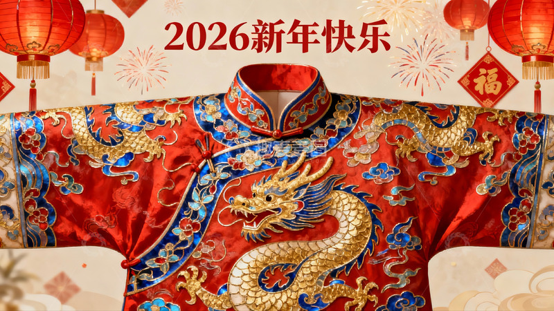 高清大图下载【趣麦麦图】新年龙袍装饰图