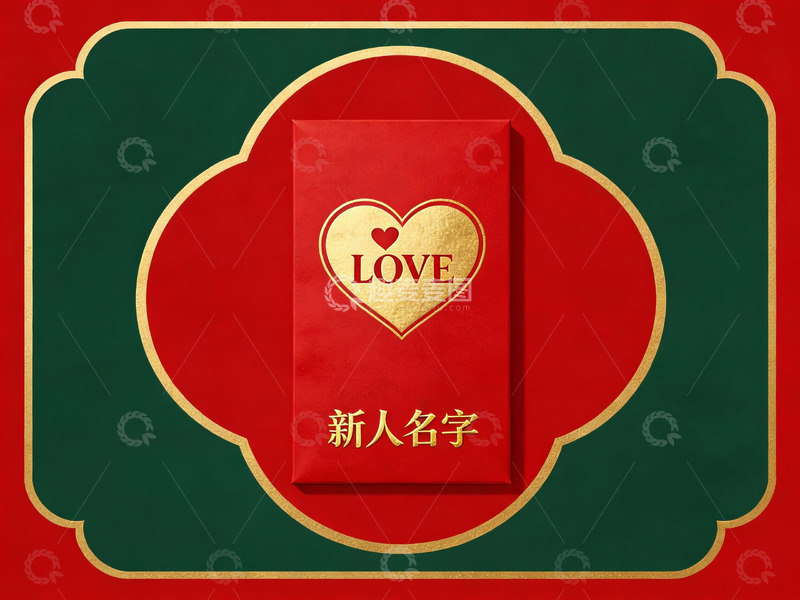 高清大图下载【趣麦麦图】红色喜庆红包设计图