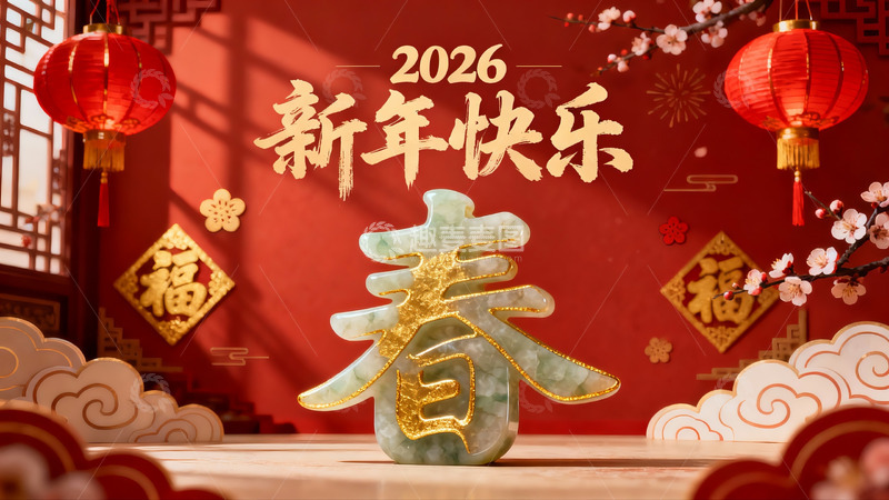 高清大图下载【趣麦麦图】新年春节装饰场景