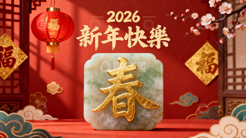 高清大图下载【趣麦麦图】新年春节装饰画面
