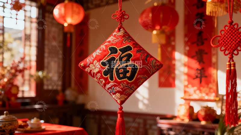 高清大图下载【趣麦麦图】春节室内装饰挂饰