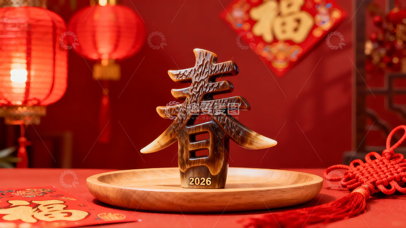 高清大图下载【趣麦麦图】春节装饰品特写