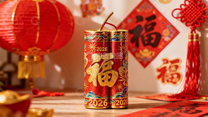 高清大图下载【趣麦麦图】春节装饰品展示