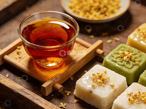 中式糕点配茶饮