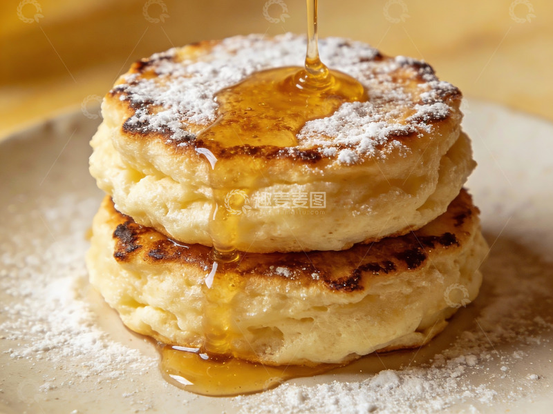 高清大图下载【趣麦麦图】松饼淋蜜背景