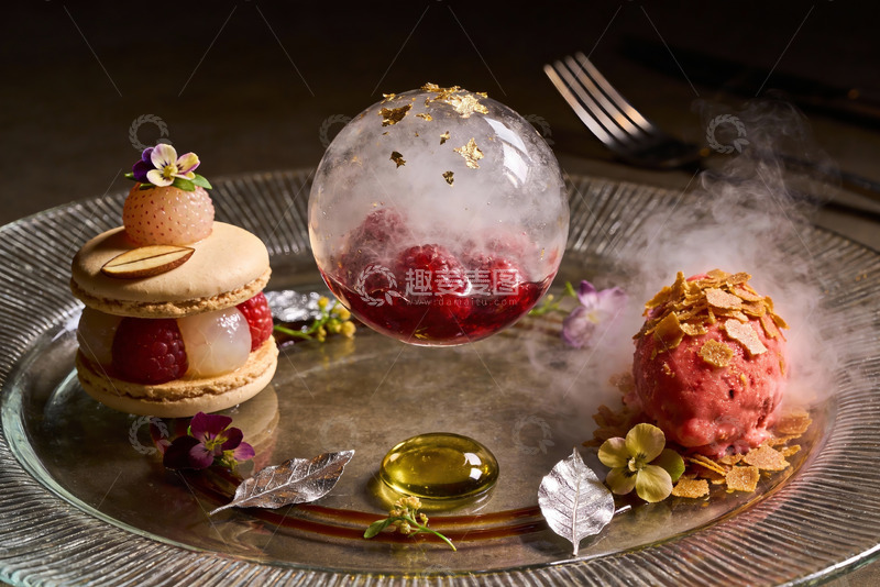 高清大图下载【趣麦麦图】精致甜品摆盘艺术