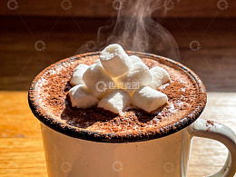 热巧克力配棉花糖