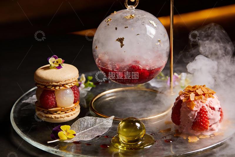 高清大图下载【趣麦麦图】精致甜品摆盘创意十足