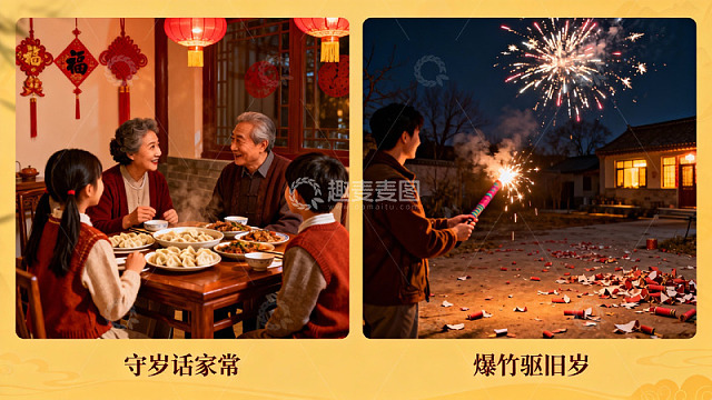 家庭团聚庆新年