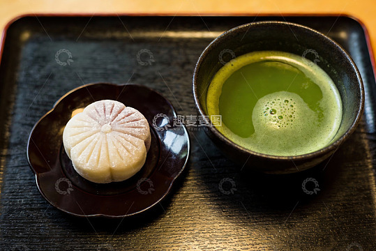 抹茶甜点静物拍摄