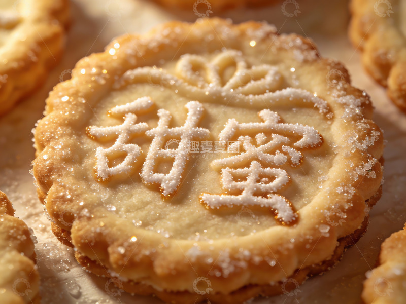 高清大图下载【趣麦麦图】甜甜蜜蜜饼干特写