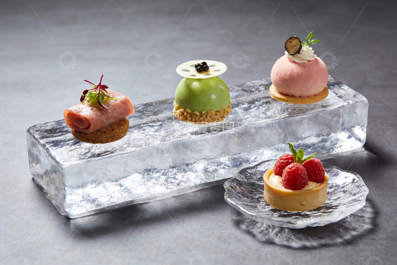 高清大图下载【趣麦麦图】精致甜点冰块展示