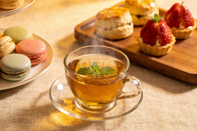 高清大图下载【趣麦麦图】茶香四溢下午茶时光