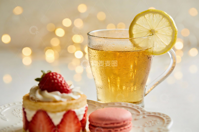 高清大图下载【趣麦麦图】饮品与甜点的温馨组合