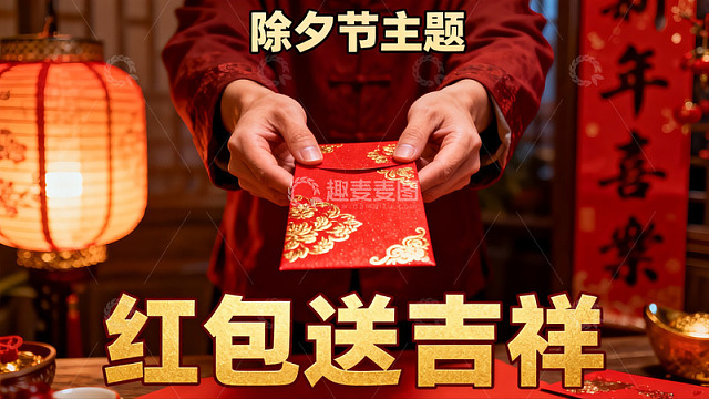 除夕红包传递吉祥祝福
