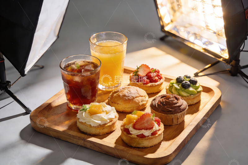 高清大图下载【趣麦麦图】甜点饮品拍摄现场