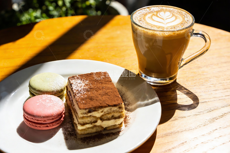 高清大图下载【趣麦麦图】咖啡甜点诱人组合