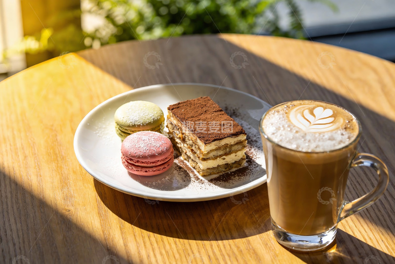 高清大图下载【趣麦麦图】咖啡甜点诱人摆盘