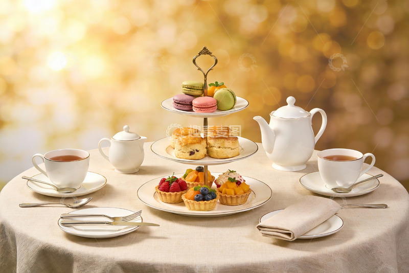 高清大图下载【趣麦麦图】精致下午茶摆盘