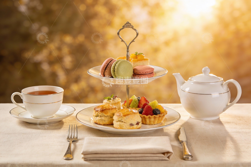 高清大图下载【趣麦麦图】优雅下午茶时光