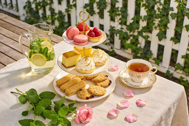 高清大图下载【趣麦麦图】户外下午茶点心与饮品
