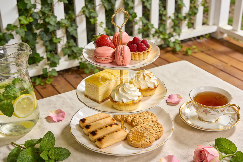 高清大图下载【趣麦麦图】户外下午茶甜点与饮品
